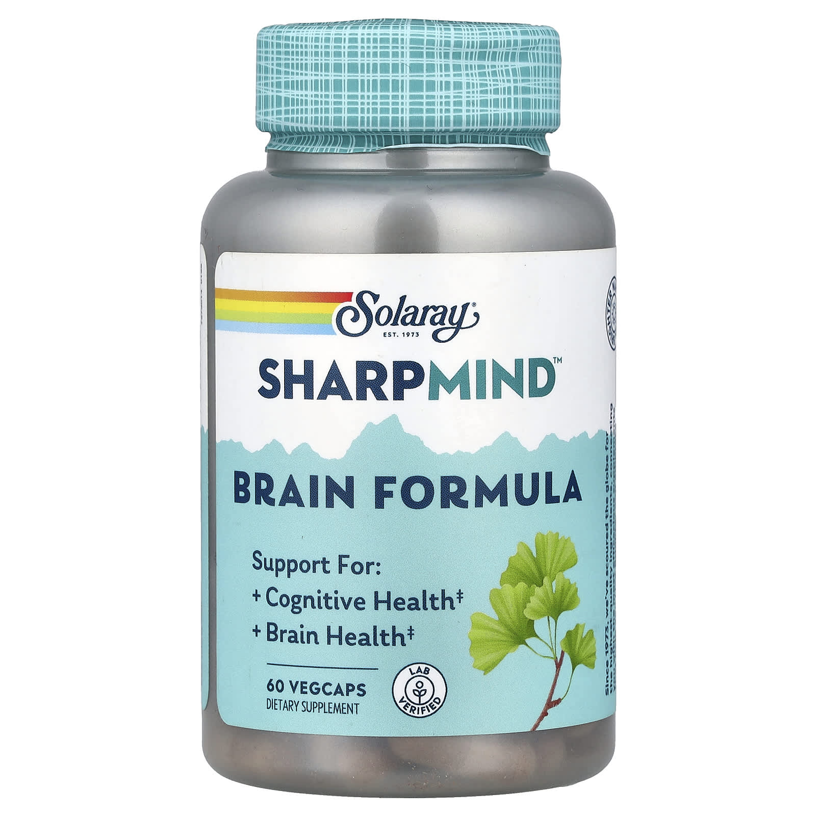 Комплекс Solaray SharpMind™ Brain, 60 растительных капсул