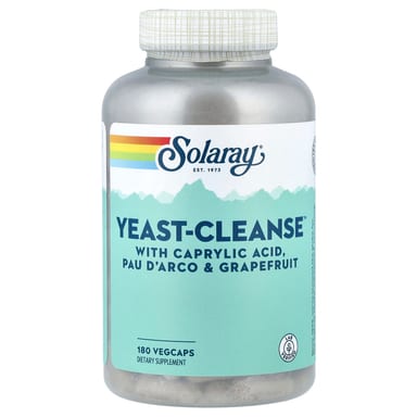 Комплекс Candida/Yeast Support Solaray Yeast-Cleanse™, 180 растительных капсул