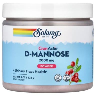 D-манноза Solaray CranActin® D-Mannose Powder, 226 г, порошок