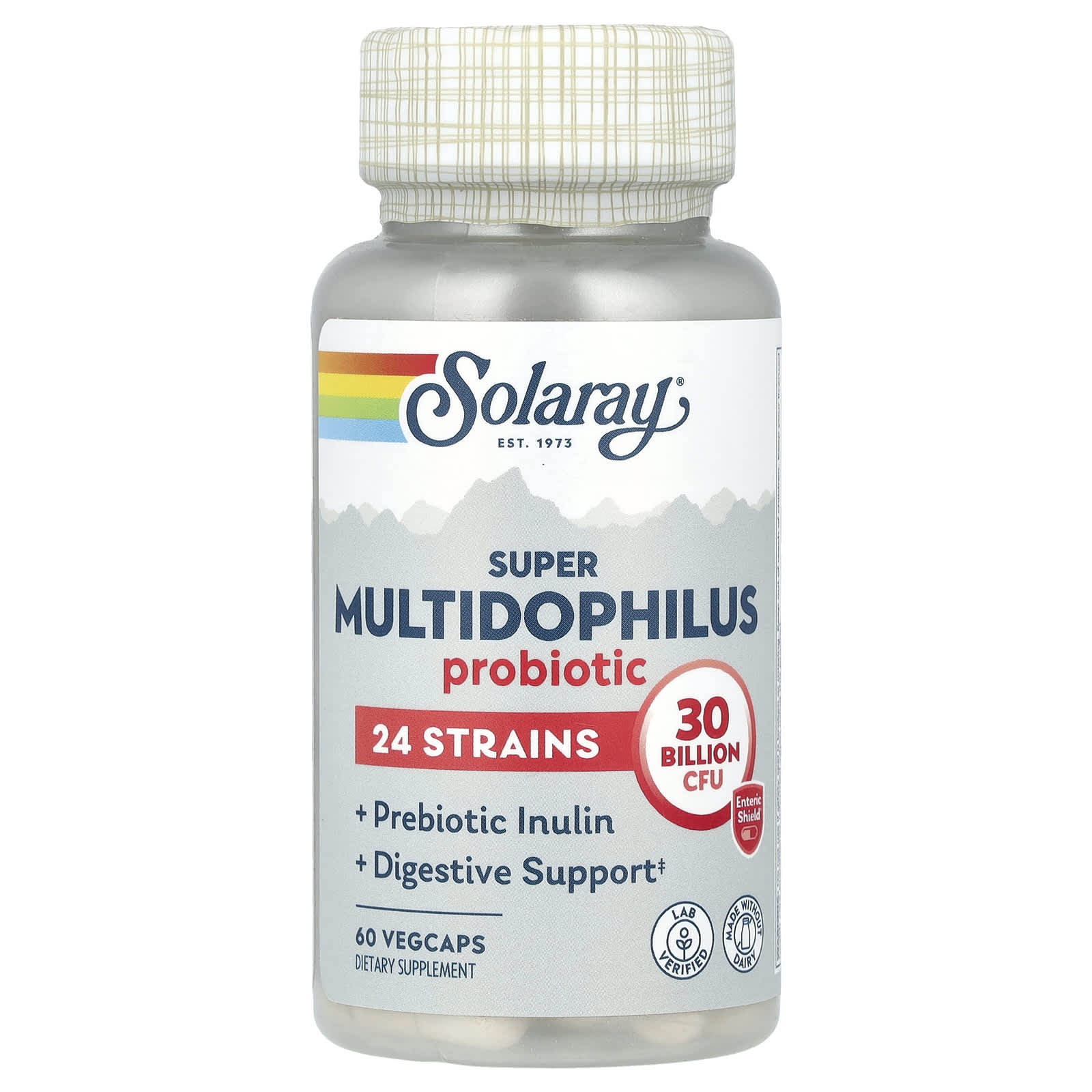 Пробиотик Solaray Super Multidophilus, 60 растительных капсул