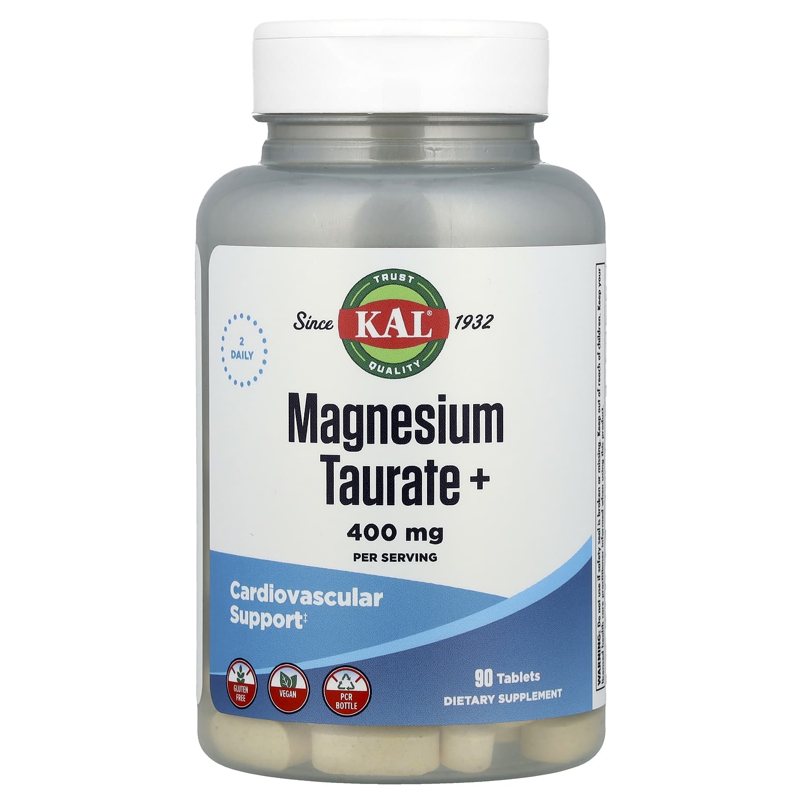Магний KAL Taurate, 90 таблеток