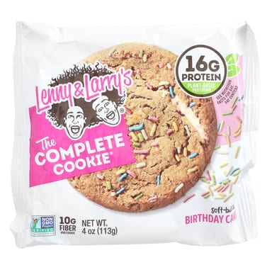 Печенье Lenny & Larry's The Complete Cookie® Birthday Cake 12, 113 г