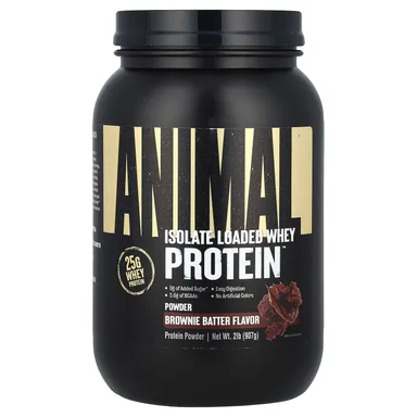 Фото товара: Сывороточный протеин Animal Isolate Loaded™ Brownie Batter, 907 г