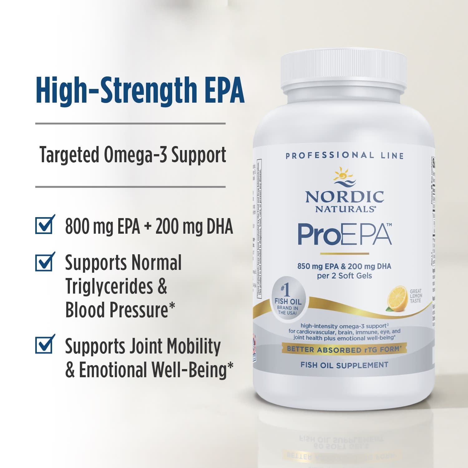 Продукт Omega-3 Nordic Naturals, 120 мягких капсул
