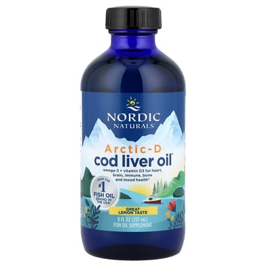 Масло печени трески Nordic Naturals Arctic-D™, вкус Lemon, 237 мл
