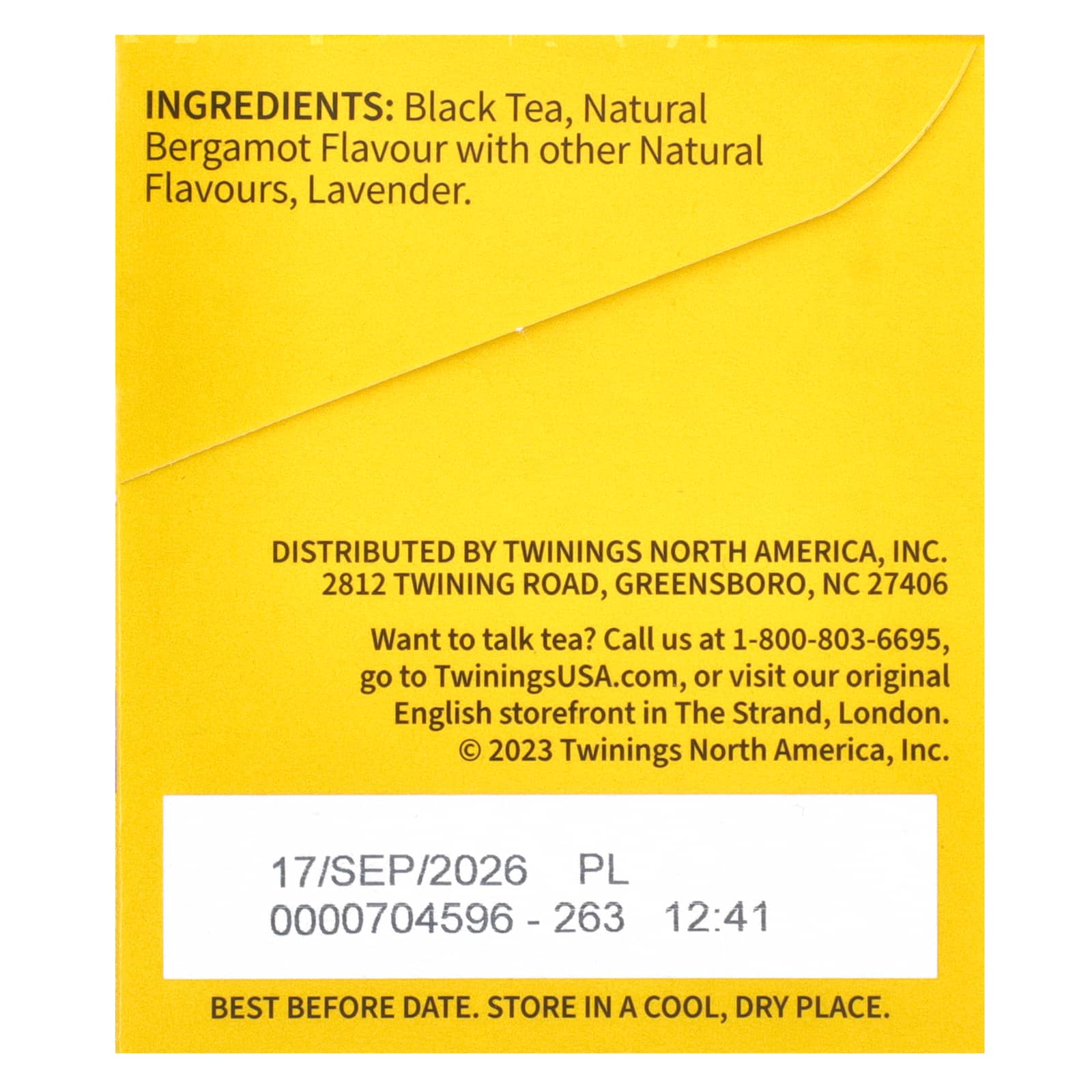 Чайные пакетики Twinings Flavored Black Tea Earl Grey 20, оттенок Lavender, 40 г — фото 2