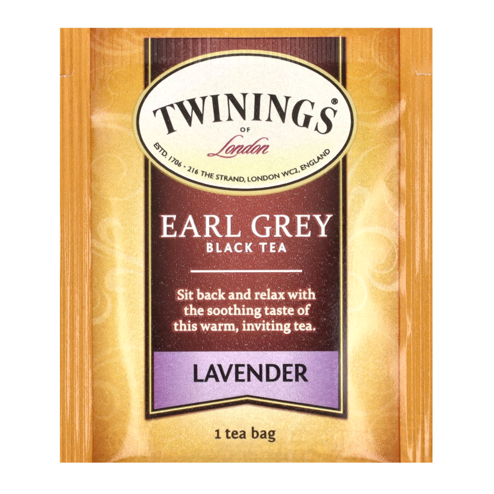 Чайные пакетики Twinings Flavored Black Tea Earl Grey 20, оттенок Lavender, 40 г — фото 3