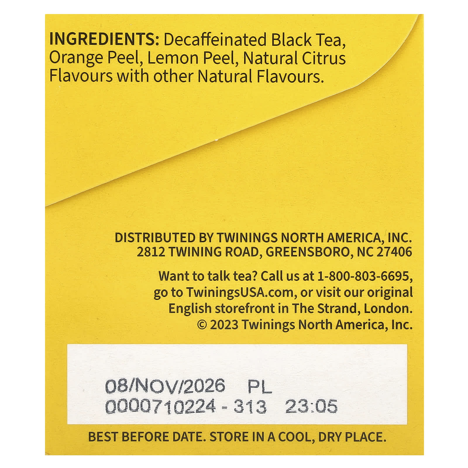 Чайные пакетики Twinings Flavored Black Tea Lady Grey® 20, оттенок Decaffeinated, 40 г — фото 2