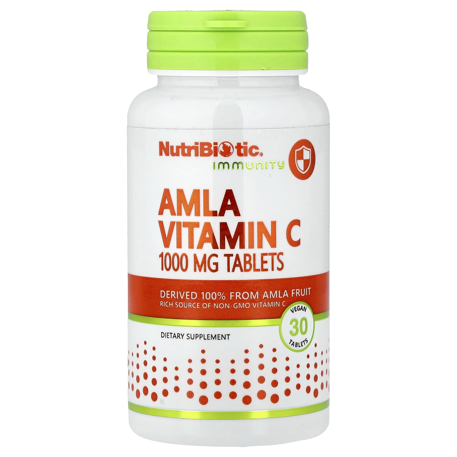 Витамин C NutriBiotic Immunity Amla 30 Vegan Tablets, 1000 мг, таблетки