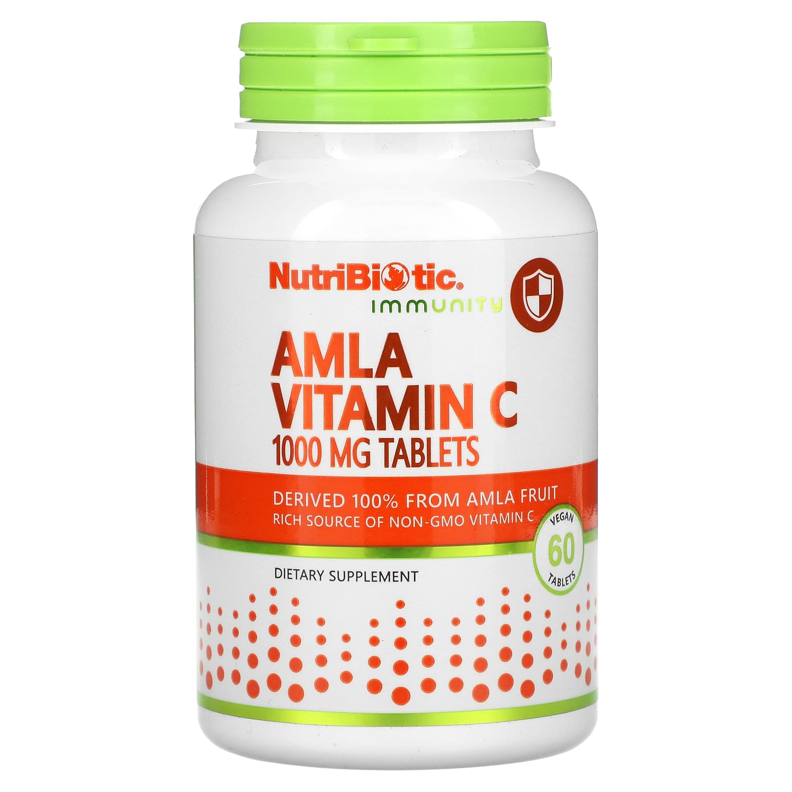 Витамин C NutriBiotic Immunity Amla 60 Vegan Tablets, 1000 мг, таблетки