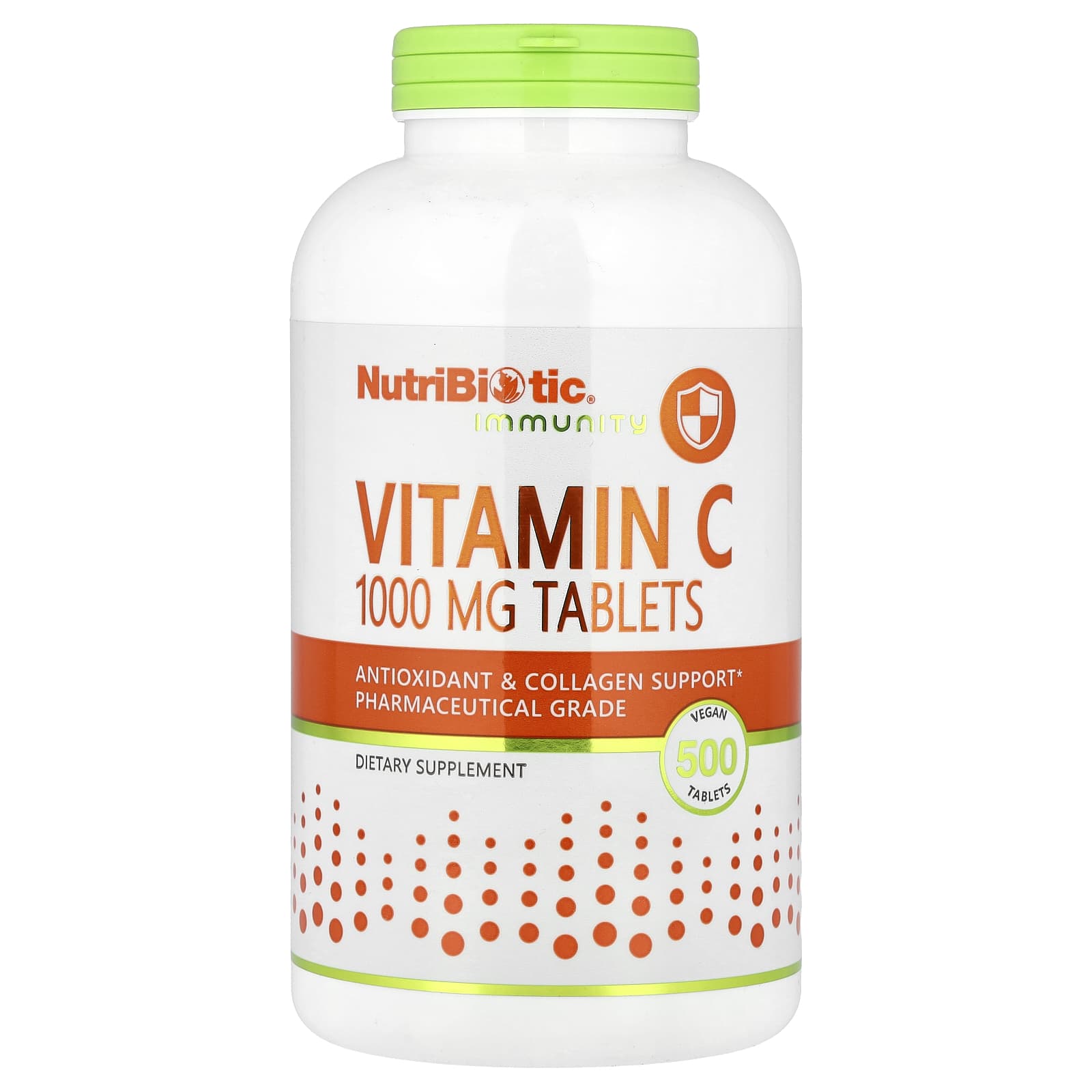 Витамин C NutriBiotic Immunity 500 Vegan Tablets, 1000 мг, таблетки
