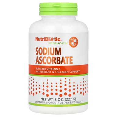 Кристаллический порошок NutriBiotic Immunity Sodium Ascorbate, кристаллический порошок, 227 г