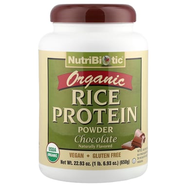 Протеиновый порошок NutriBiotic Organic Rice, вкус Chocolate, 650 г