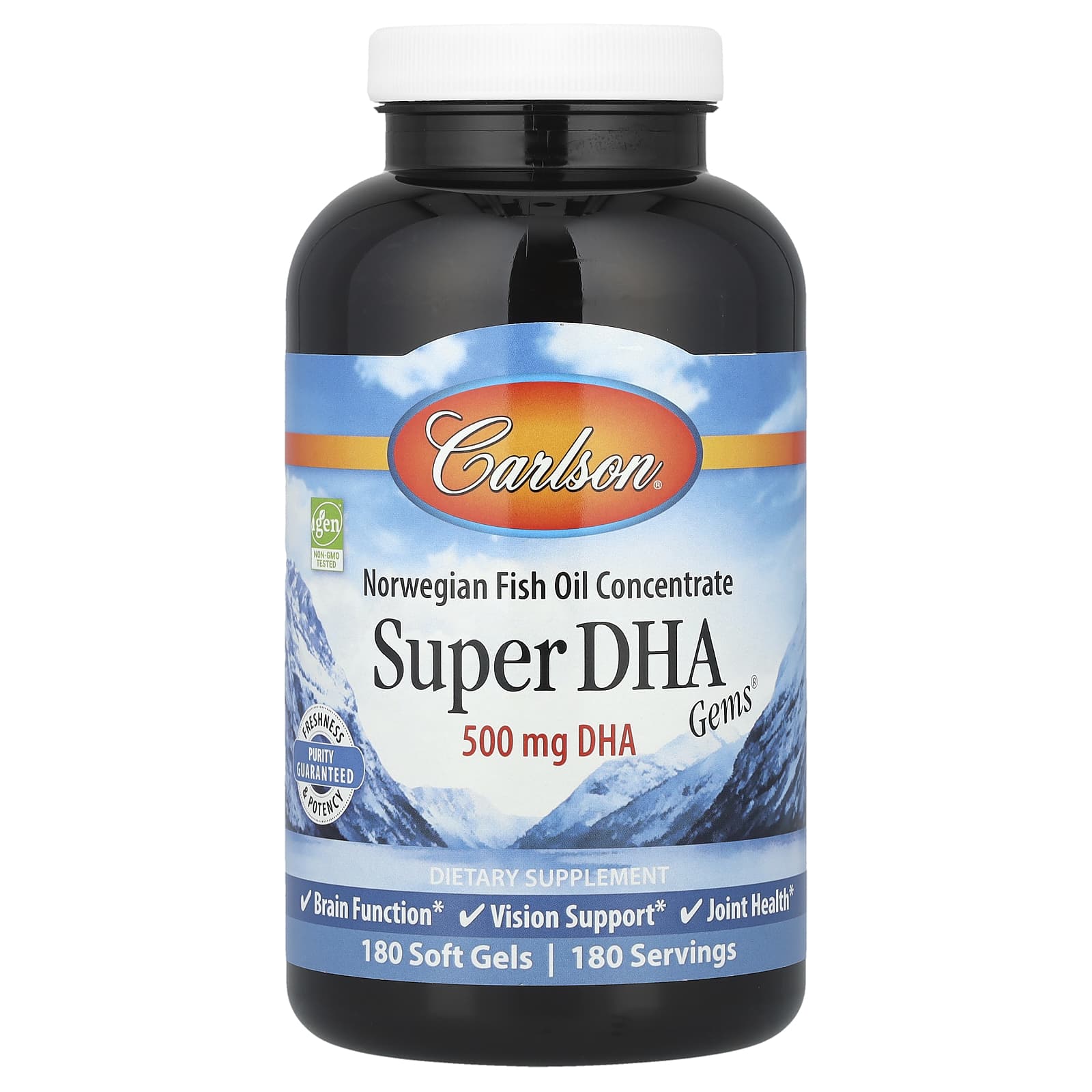 DHA Carlson Super Gems®, 180 мягких капсул