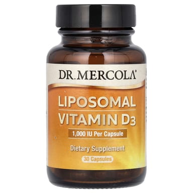 Витамин D3 Dr. Mercola Liposomal, 25 мкг (1000 МЕ), 30 капсул