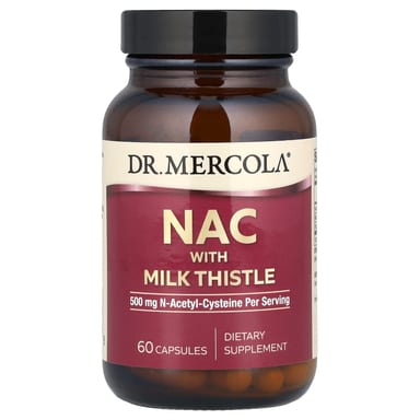 Расторопша Dr. Mercola NAC, 60 капсул