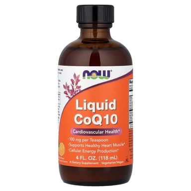 Коэнзим Q10 NOW Foods Liquid, вкус Orange, 118 мл, жидкая форма