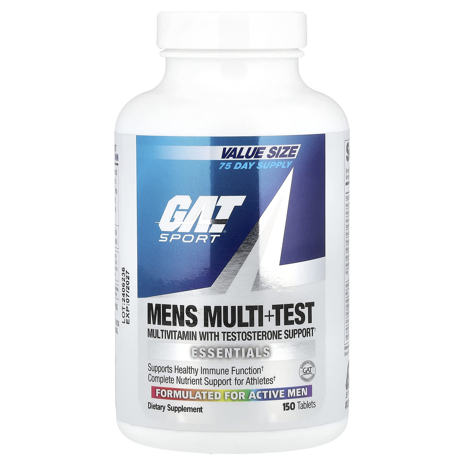 Мужские мультивитамины GAT Test, 150 таблеток
