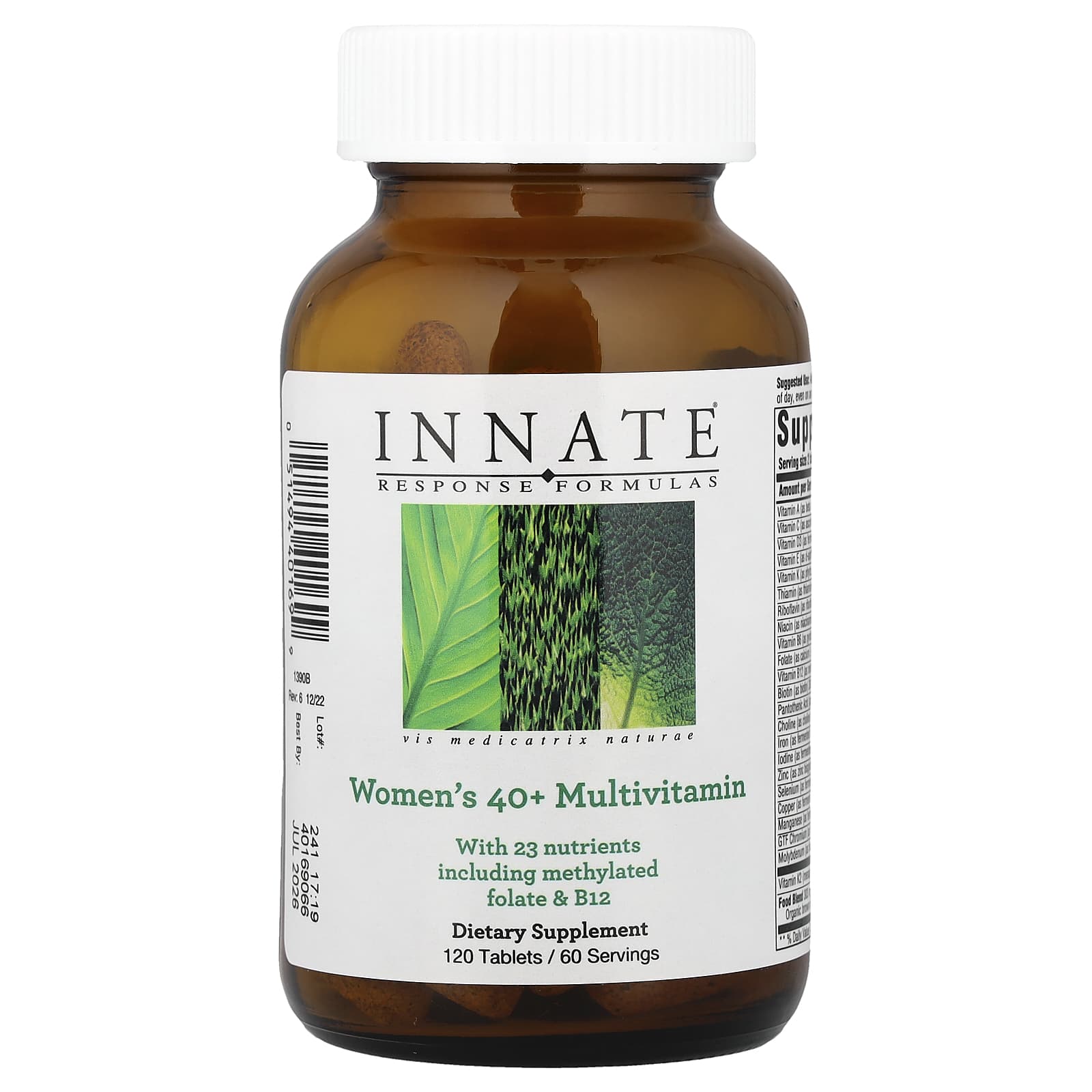 Мультивитамины Innate Response Formulas Women's 40+, 120 таблеток