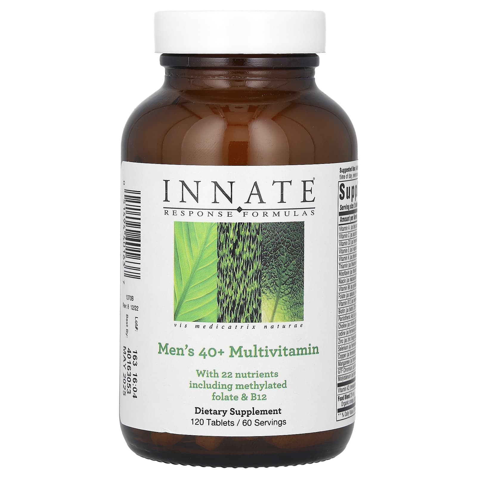 Мультивитамины Innate Response Formulas Men's 40+, 120 таблеток