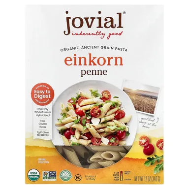 Фото товара: Паста Jovial Organic Ancient Grain Einkorn Penne, 340 г