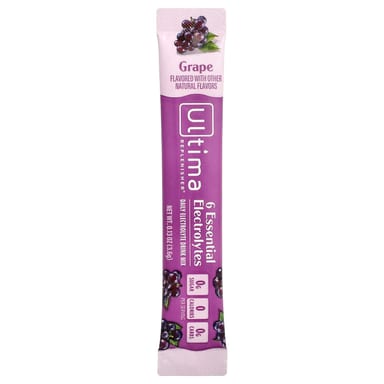Электролиты Ultima Replenisher 6 Essential Daily Electrolyte Drink Mix, вкус Grape, 3.6 г, 20 стиков, смесь для напитка