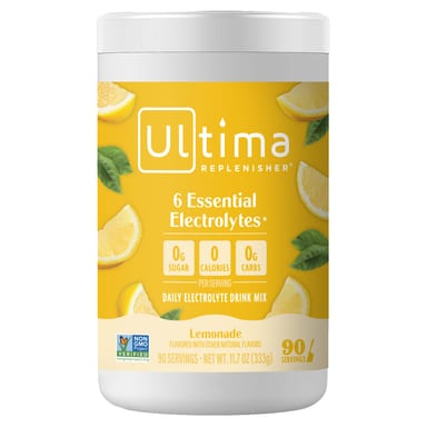 Электролитный напиток Ultima Replenisher, 333 г (11.7 oz) лимонный