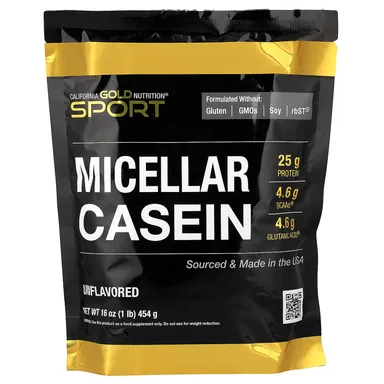 Фото товара: Мицеллярный казеин California Gold Nutrition, 454 г (16 oz)