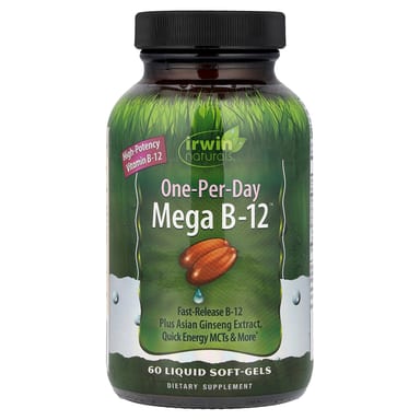 Мегабелок B-12 Irwin Naturals, 60 мягких капсул