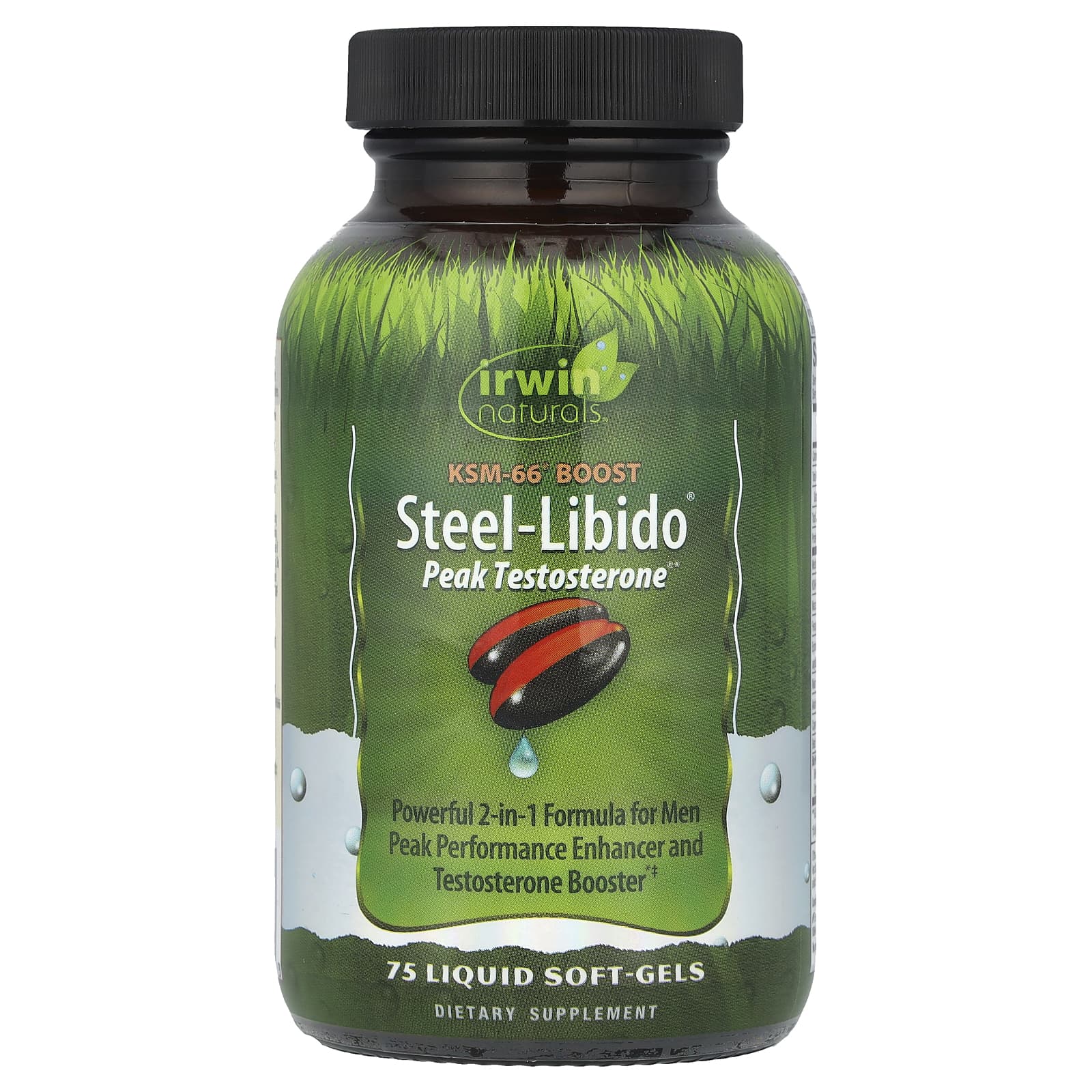Комплекс Steel Libido Irwin Naturals Steel-Libido® Peak Testosterone®, 75 мягких капсул