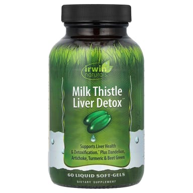 Расторопша Irwin Naturals Liver Detox®, 60 мягких капсул