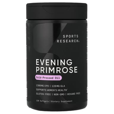 Вечерняя примула Sports Research, 120 мягких капсул
