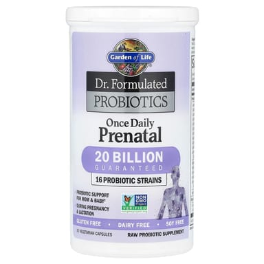 Пробиотик Garden of Life Dr. Formulated Once Daily Prenatal (no refrigeration required), 30 растительных капсул
