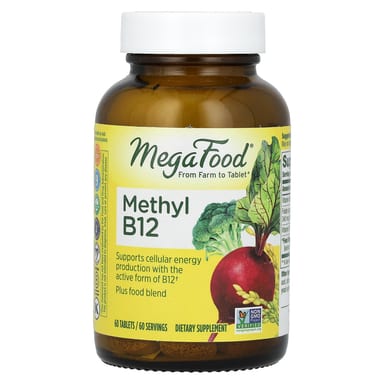 Метил B12 MegaFood Methyl, 60 таблеток