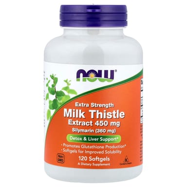 Расторопша NOW Foods Extract, 450 мг, 120 мягких капсул