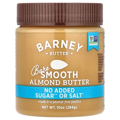 Миндальная паста Barney Butter Bare, оттенок Smooth, 284 г