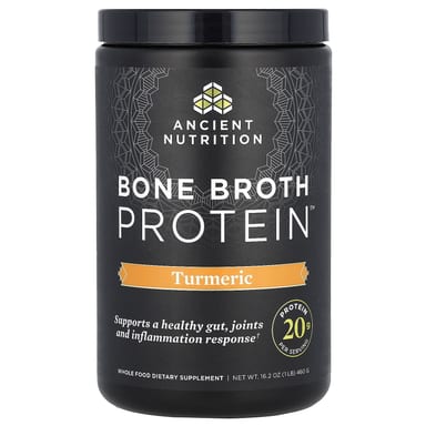 Куркума Ancient Nutrition Bone Broth Protein, 460 г