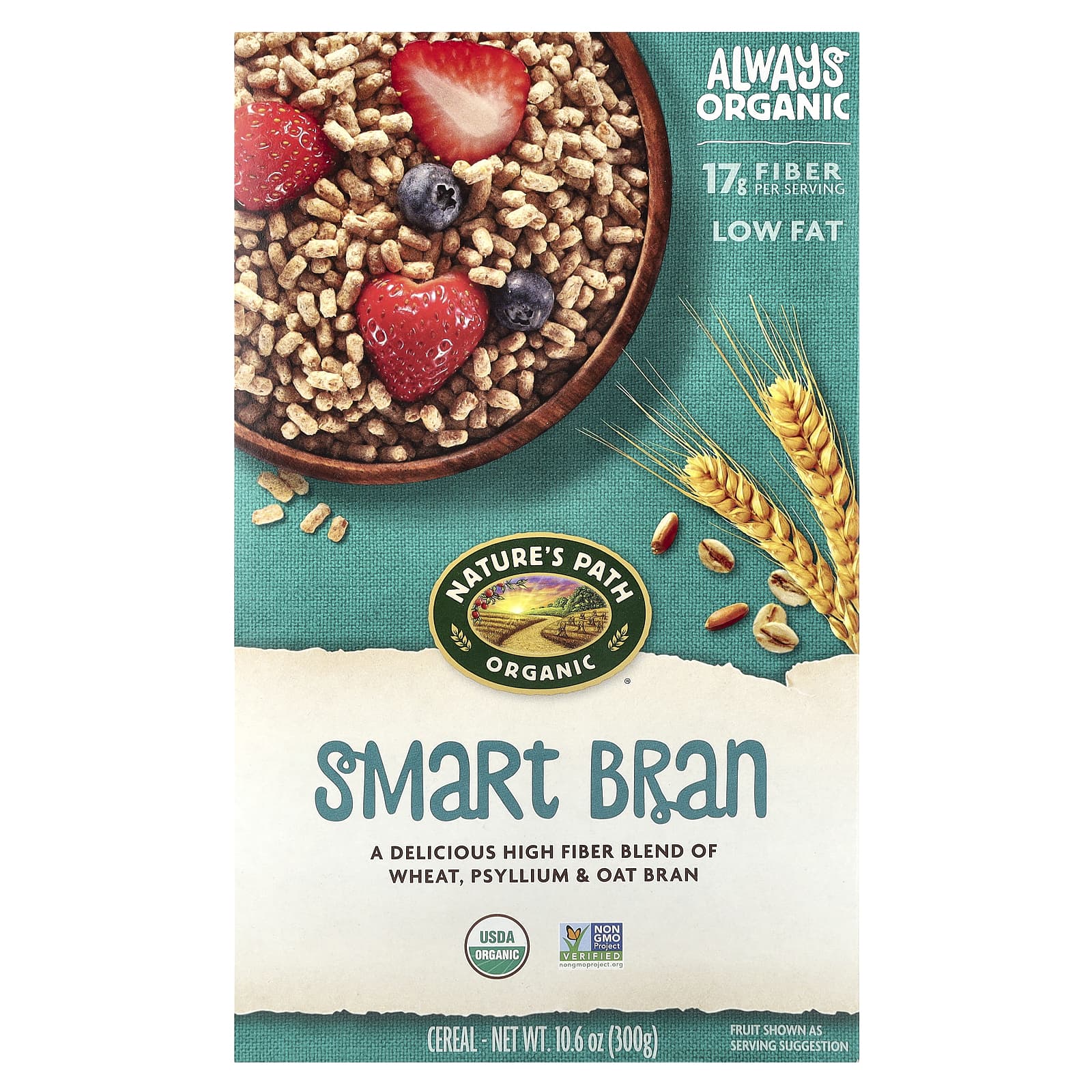 Хлопья Nature's Path Organic Smart Bran, 300 г