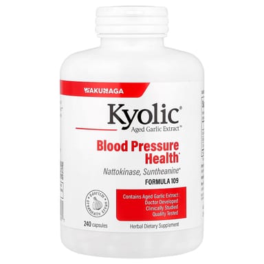 Комплекс Kyolic Aged Garlic Extract™ Blood Pressure Health 109, 240 капсул