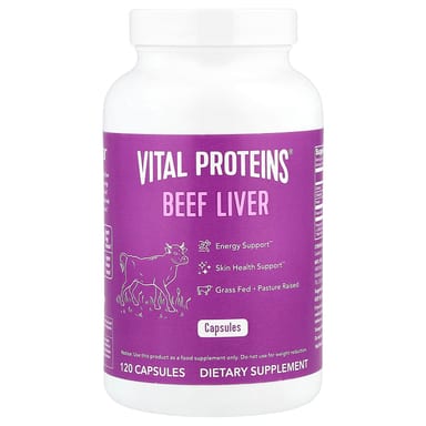 Печень говядины Vital Proteins, 120 капсул