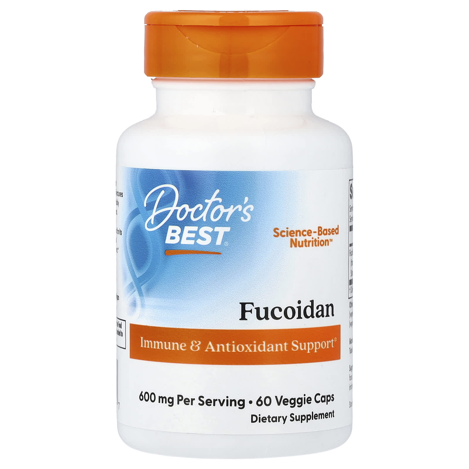 Фукоидан Doctor's Best, 300 мг, 60 растительных капсул