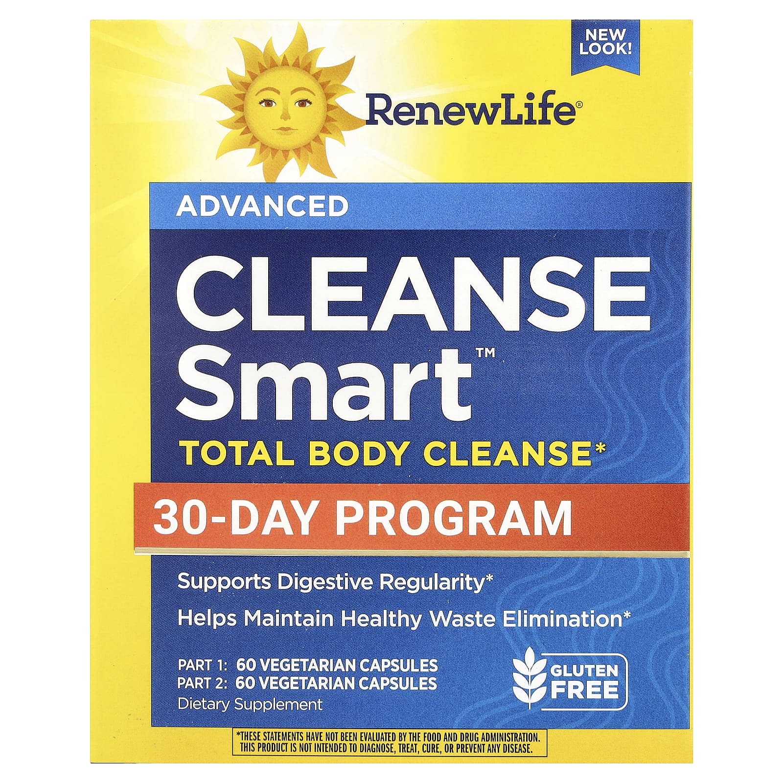 Комплекс Cleanse Smart Renew Life™ Total Body Cleanse, 2 бутылочки, 60 растительных капсул — фото 2