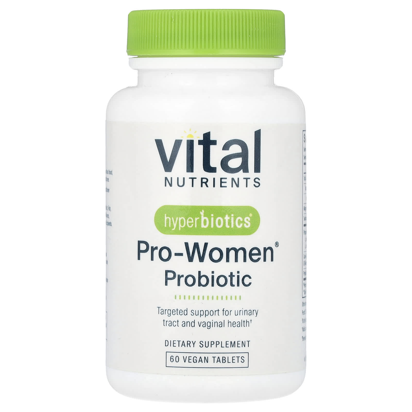Пробиотик Vital Nutrients Hyperbiotics® Pro-Women® 60 Vegan Tablets, таблетки