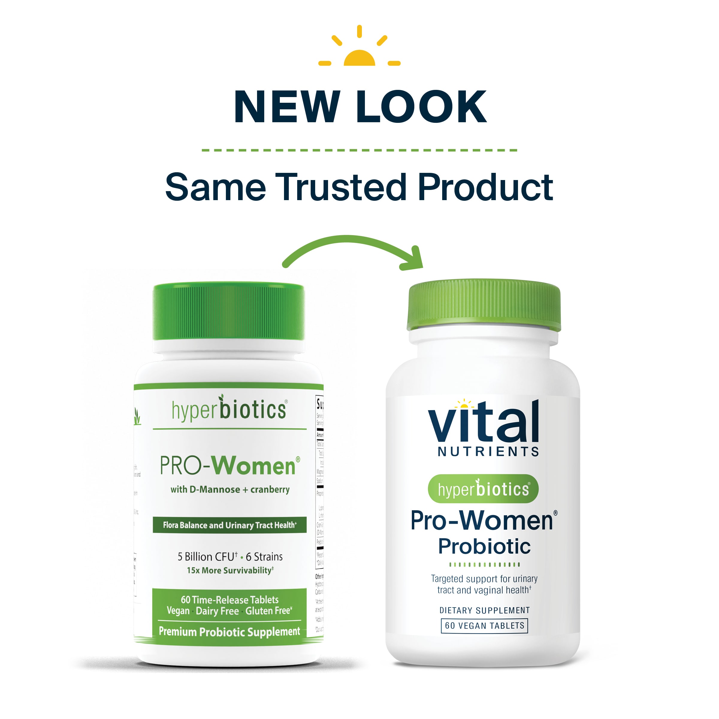 Пробиотик Vital Nutrients Hyperbiotics® Pro-Women® 60 Vegan Tablets, таблетки — фото 3