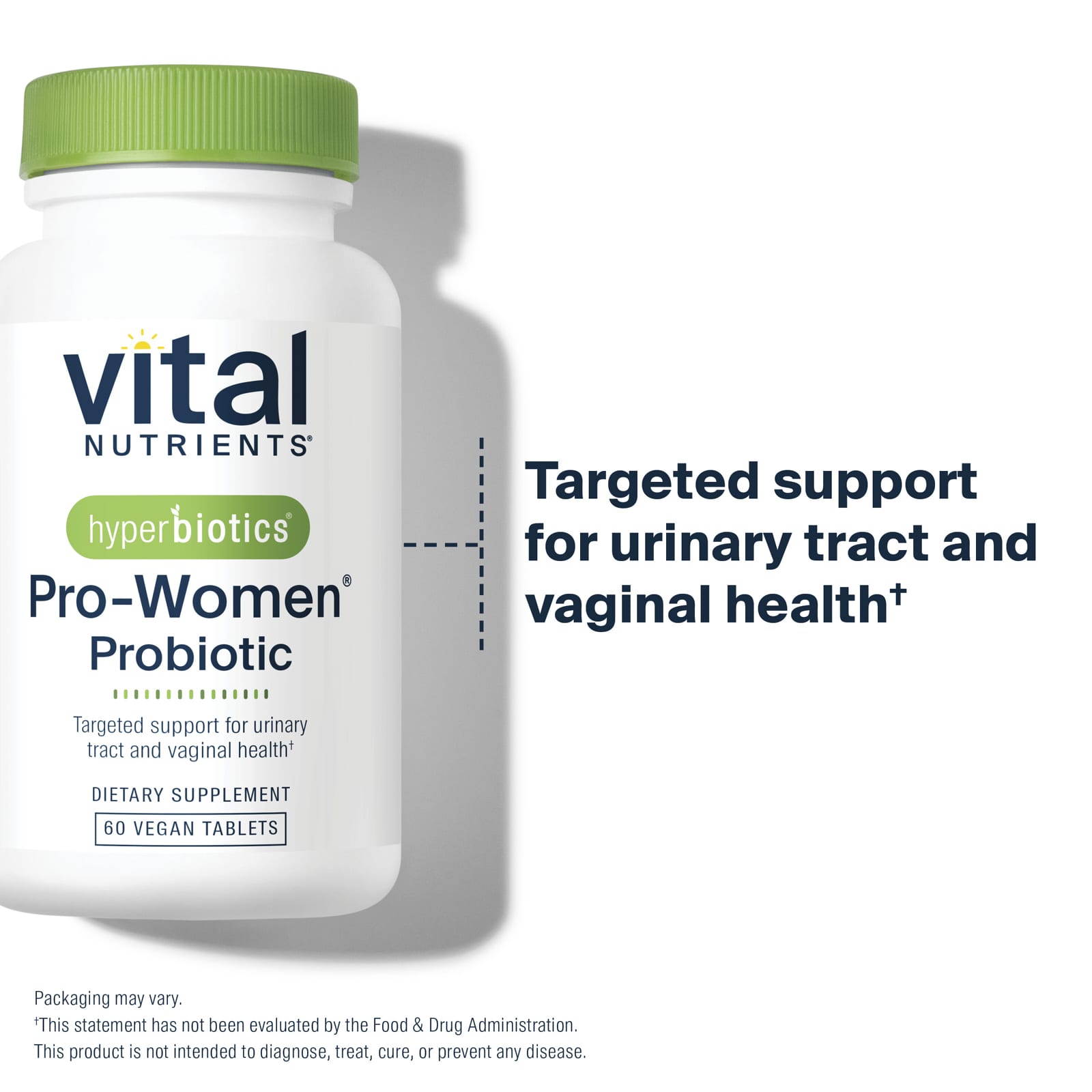 Пробиотик Vital Nutrients Hyperbiotics® Pro-Women® 60 Vegan Tablets, таблетки — фото 6
