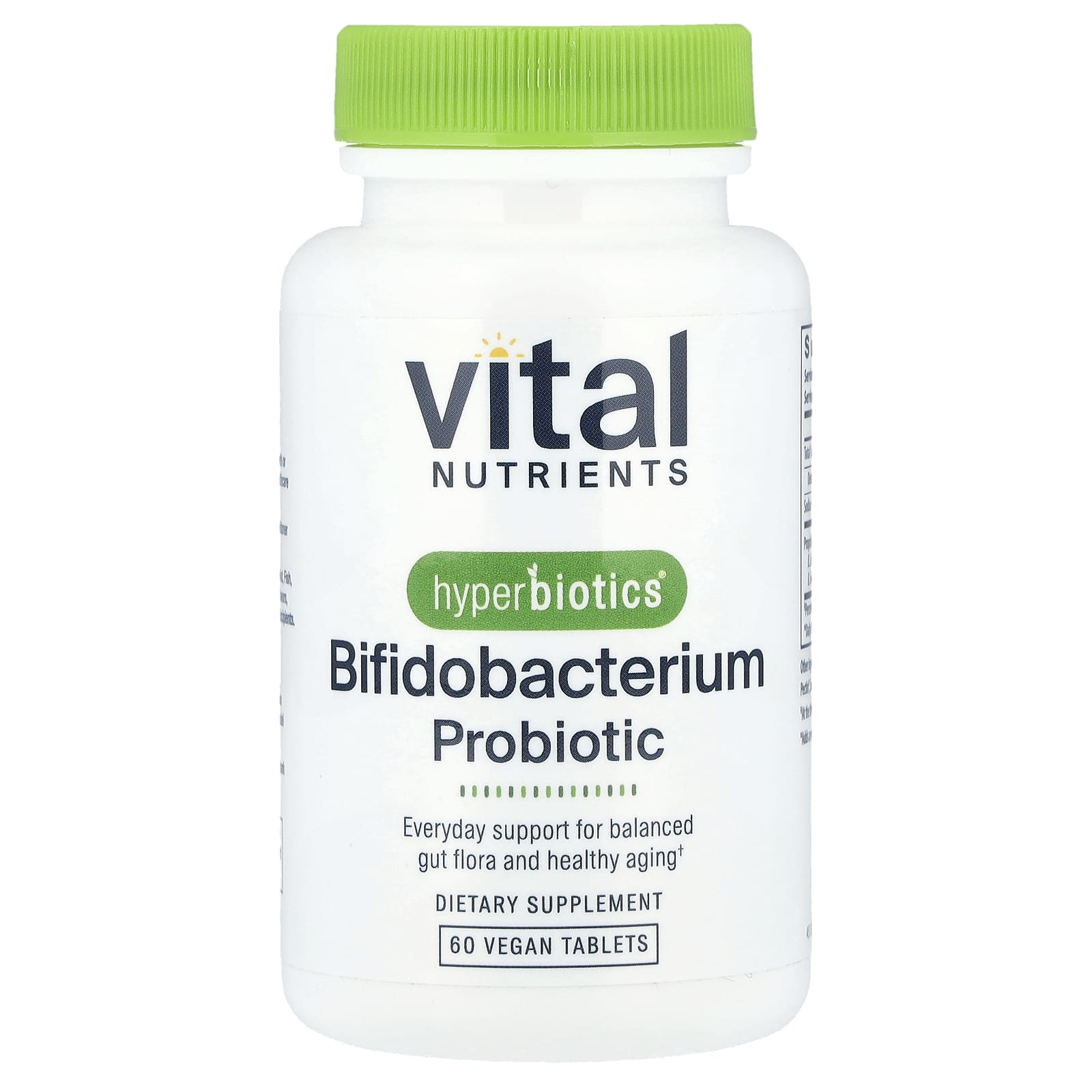 Бифидобактерии Vital Nutrients Hyperbiotics® Probiotic 60 Vegan Tablets, таблетки