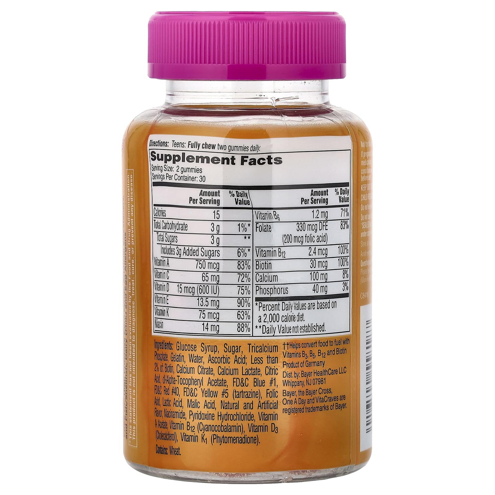 Жевательные витамины One-A-Day, 60 жевательных капсул — фото 2