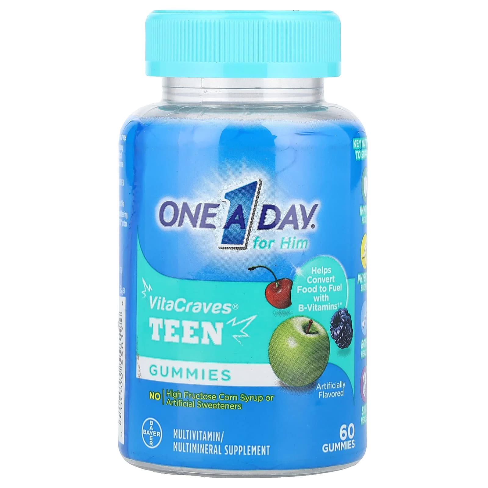 Мультивитамины One-A-Day For Him VitaCraves® Teen, 60 жевательных пастилок — фото 2