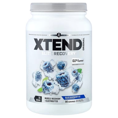 BCAA XTEND, вкус Blue Raspberry Ice, 7 г, 1.242 кг