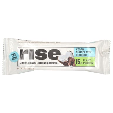 Протеиновый батончик Rise Bar Vegan Chocolatey Coconut, 60 г, 12 шт.